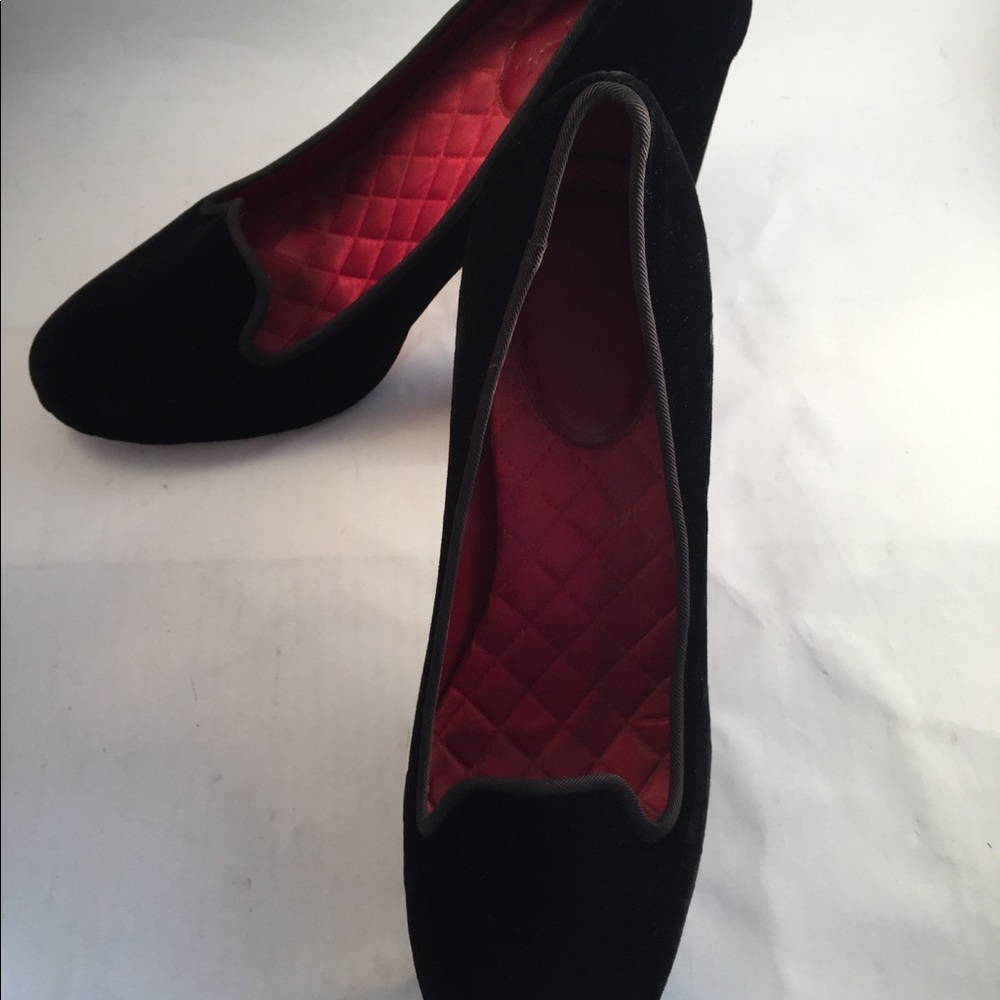 Cole Haan Air Morgan Black Velvet Pumps 10 B - Picture 3 of 8
